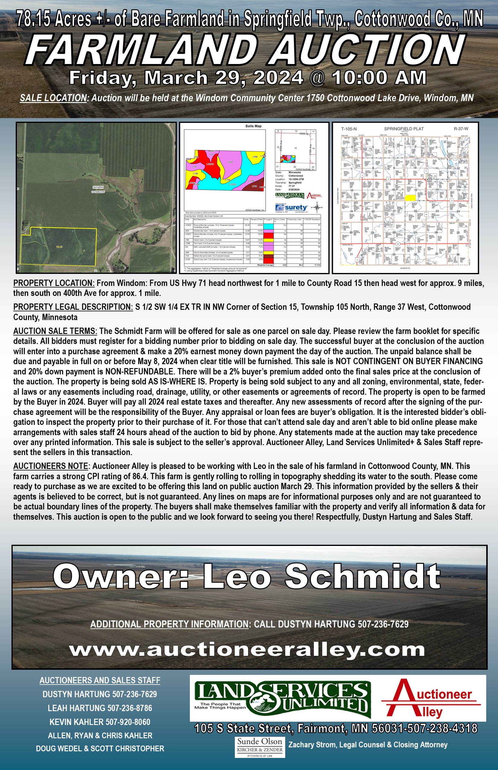 Upcoming Auctions - Land Services Unlimited